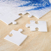 Zeeman Bestuurt Houten Scheepsroer Met Pijp Legpuzzel (Zijkant)