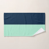 Zeeman Blauw en Mint Bad Handdoek (Handdoek)