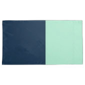 Zeeman Blauw en Mint Kussensloop (Voorkant-Rechts)