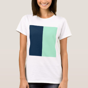Zeeman Blauw en Mint T-shirt