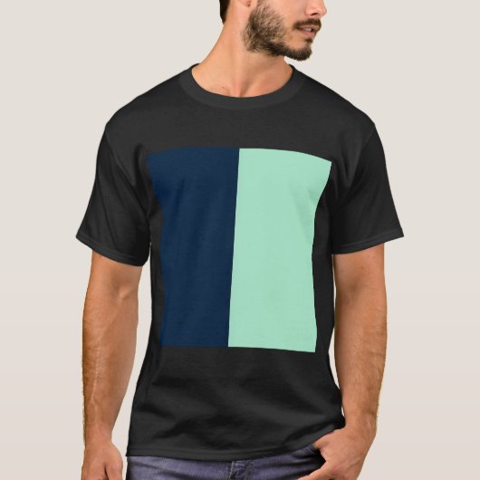 Zeeman Blauw en Mint T-shirt (Voorkant)