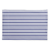Zeeman Blauw Horizontale Strepen (kleinschalig) Kussensloop (Achterkant-Links)