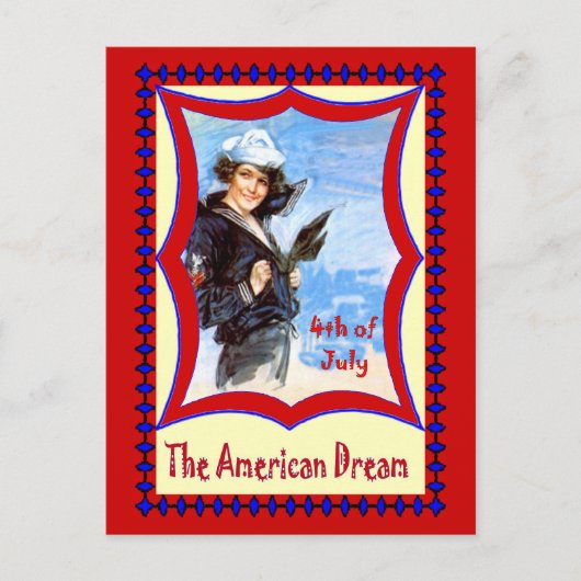 Zeeman en de Amerikaanse droom Briefkaart (Voorkant)