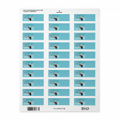 Zeeman retouradreslabel etiket (Full Sheet)