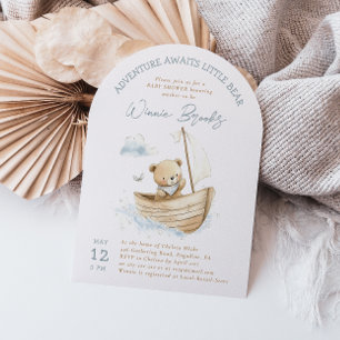 Zeeman Teddybeer Avontuur Wacht Baby Borrel Kaart