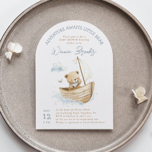 Zeeman Teddybeer Avontuur Wacht Baby Borrel Kaart