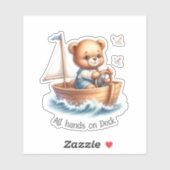 Zeeman Teddybeer Sticker (Vel)