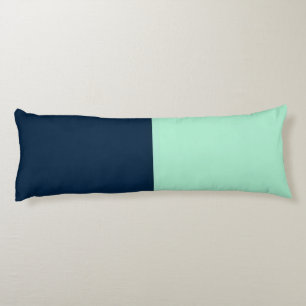 Zeemanblauw en Mint Lichaamskussen