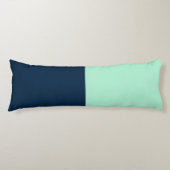 Zeemanblauw en Mint Lichaamskussen (Voorkant)