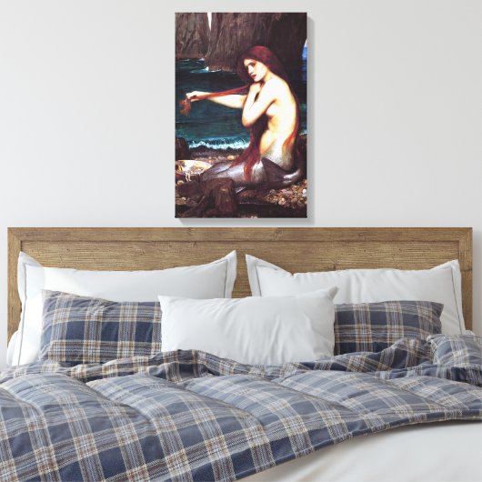  zeemandoek waterhuis canvas afdruk (Insitu (Slaapkamer))