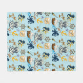 Zeemans Afscheid Fleece Deken (Voorkant (Horizontaal))