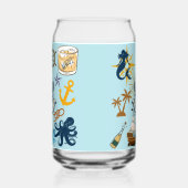 Zeemans Afscheidsparty Blikvorm Glas (Links)