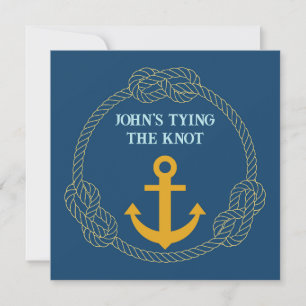 Zeemans Afscheidsparty Voor Jonggezellen Kaart