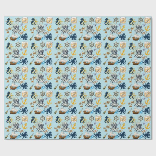 Zeemans Avond Cadeaupapier (Vlak)