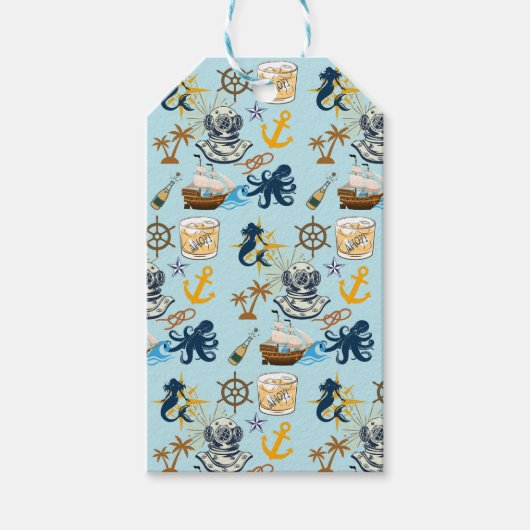 Zeemans Bruiloft Cadeaulabel (Voorkant)