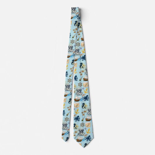 Zeemans Bruiloft Stropdas (Achterkant)