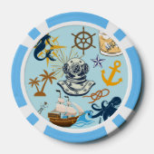 Zeemans Bruiloftsfeest Poker Chips (Achterkant)