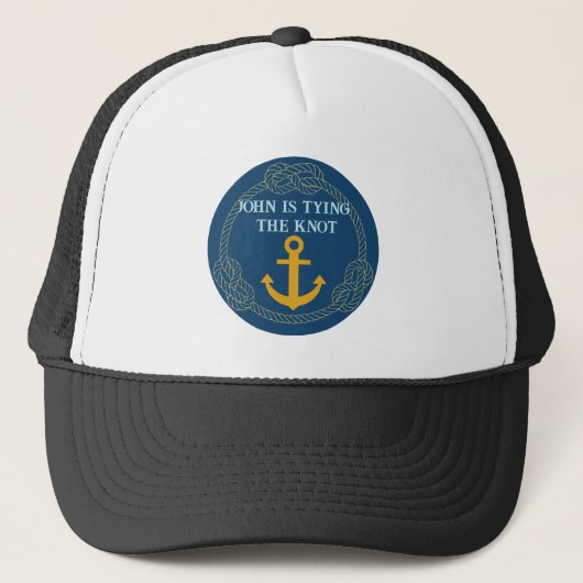 Zeemans Bruiloftsfeest Trucker Pet (Voorkant)