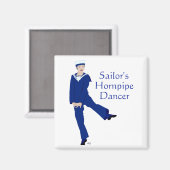 Zeeman's Horlepijp Danser Magneet (Voorkant / Achterkant)