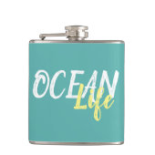 zeemanteletter | heupfles (Voorkant)