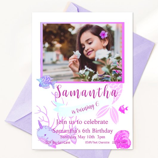 Zeemeerdag, onder het Zee, 6e verjaardag Kaart