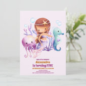 Zeemeerdag onder Zee Kaart (Staand voorkant)