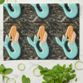 zeemeerhanddoeken theedoek (Gevouwen)