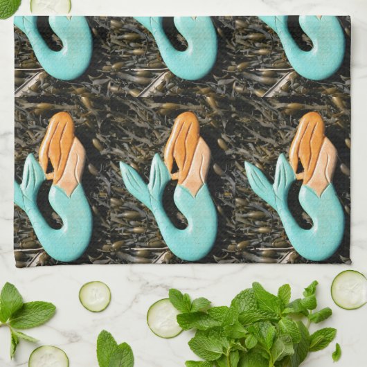 zeemeerhanddoeken theedoek (Gevouwen)