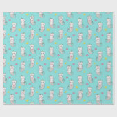 Zeemeerkatten — Verpakkingspapier Cadeaupapier (Vlak)