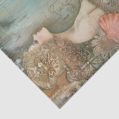 ZEEMEERMEISJE DECOUPAGE VLOEIPAPIER TISSUEPAPIER (Detail)