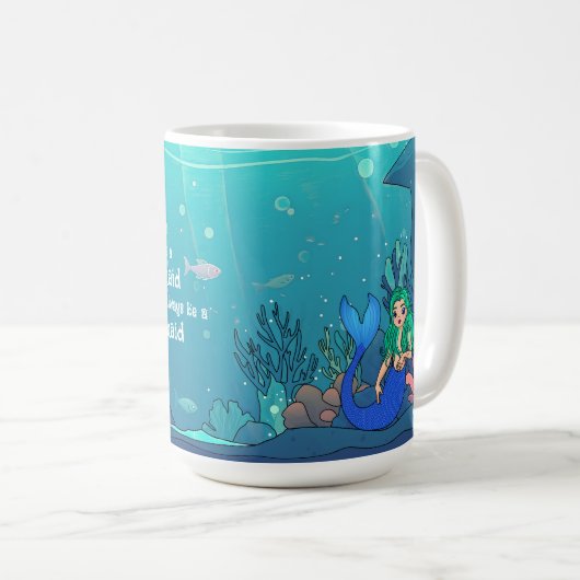 Zeemeermin - 15 oz. Mok (Voorkant rechts)