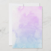 Zeemeermin 1 verjaardag onder Zee Zeemeermin Kaart (Achterkant)