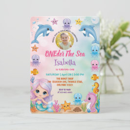 zeemeermin 1e foto onder het zee kaart