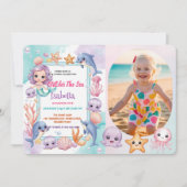 Zeemeermin 1e foto onder het zee kaart (Voorkant)