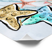 Zeemeermin 1e Verjaardag Foto ONEder Het Zee Welko Perfect Poster (Hoek)