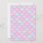 Zeemeermin 1e verjaardag kaart (Achterkant)