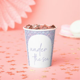 Zeemeermin 1e Verjaardag onder het Zee Party Papieren Bekers