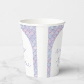 Zeemeermin 1e Verjaardag onder het Zee Party Papieren Bekers (Rechts)