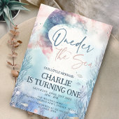 Zeemeermin 1e Verjaardag Oneder het Zee 1e Verjaar Kaart