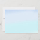 Zeemeermin 1e Verjaardag Oneder Het Zee Feest Kaart (Achterkant)