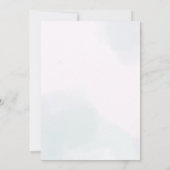 Zeemeermin 1e Verjaardag Oneder Het Zee Feest Kaart (Achterkant)