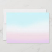 Zeemeermin 1e Verjaardag Oneder Het Zee Party Foto Kaart (Achterkant)