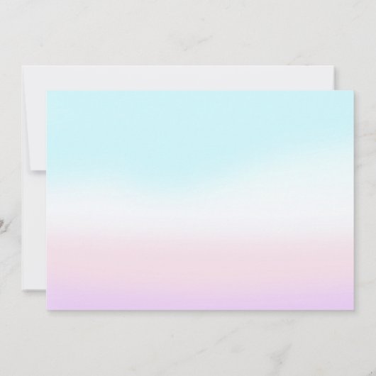 Zeemeermin 1e Verjaardag Oneder Het Zee Party Foto Kaart (Achterkant)