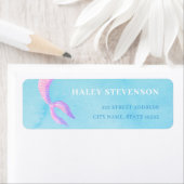 Zeemeermin 1e Verjaardag ONEder het zee Retouradre Etiket (Insitu)