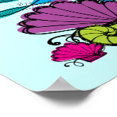 Zeemeermin 1e Verjaardag Tshirts en geschenken Poster (Hoek)