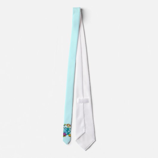 Zeemeermin 1e Verjaardag Tshirts en geschenken Stropdas (Achterkant)