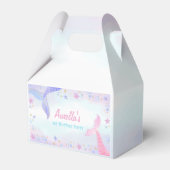 Zeemeermin 1e Verjaardagsfeestje Oneder Het Zee Bedankdoosjes (Voorkant Zijde)