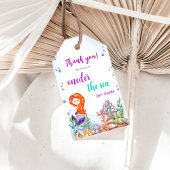 Zeemeermin 1e Verjaardagsfeestje Oneder Het Zee Cadeaulabel