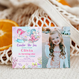 Zeemeermin 1e Verjaardagsfeestje ONEder Het Zee Fo Kaart