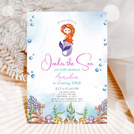 Zeemeermin 1e Verjaardagsfeestje Oneder Het Zee Kaart